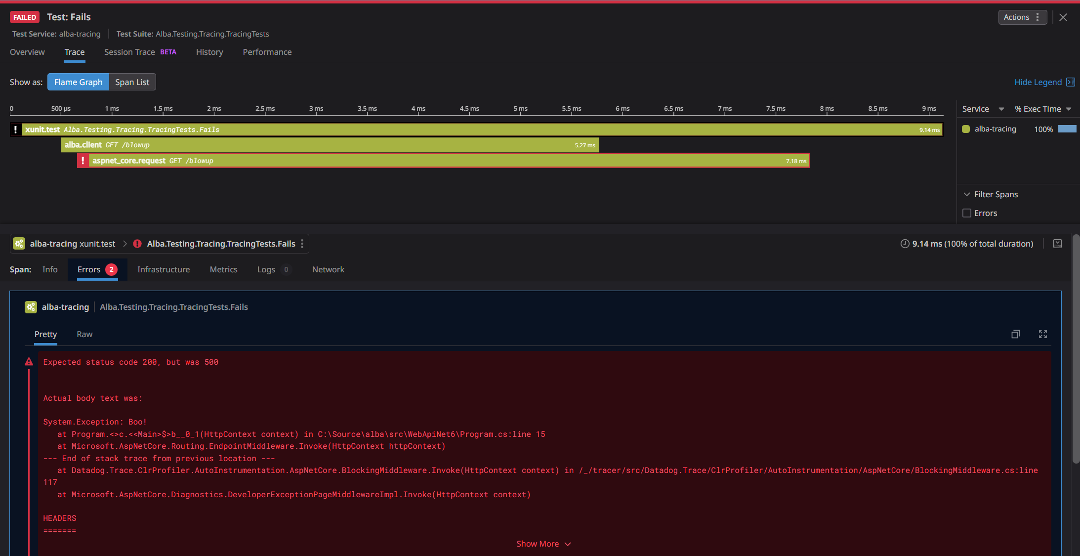 Datadog Tracing